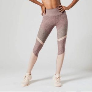 Alo Sheila Alosoft High Waist Leggings- small -smoky quartz/gravel/nectar color